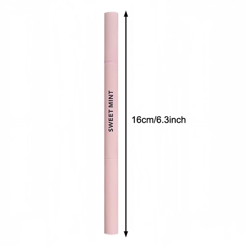 Meniscus Double-end Liggende Zijderups Eyeliner Potlood Parelmoer Matte Naakt Roze Markeerstift Shadow Pen Verhelderende Oogmake-up