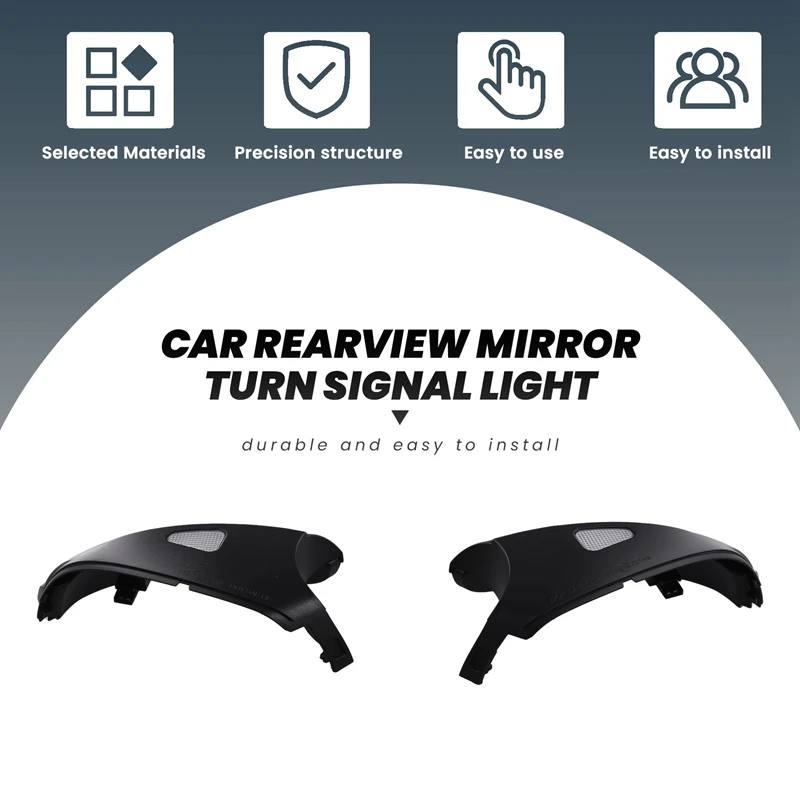 Car Rearview Mirror Dynamic Turn Signal Light LED Door Mirror Signal Light For VW Passat B7 CC