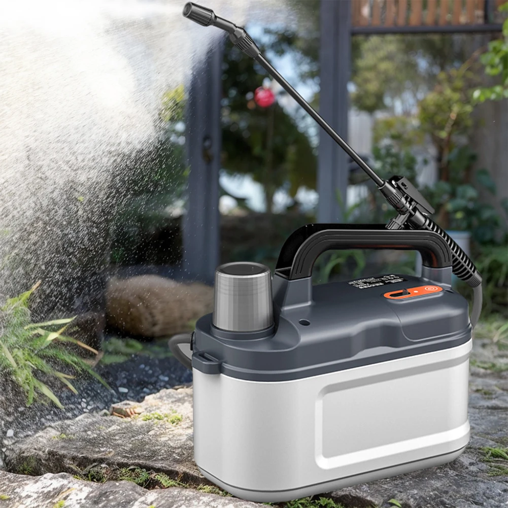 PULVERIZADOR alimentado por batería de 4L con batería recargable de 2000mAh, rociador de jardín, rociador de plantas para césped de jardín y otros limpiadores