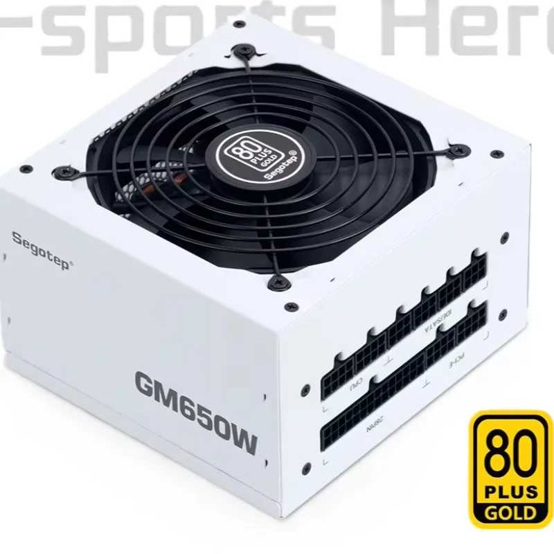 New Arrival Segotep GM650W White Fully Modular PSU for Gaming Desktop PC Power Switching Power Supply