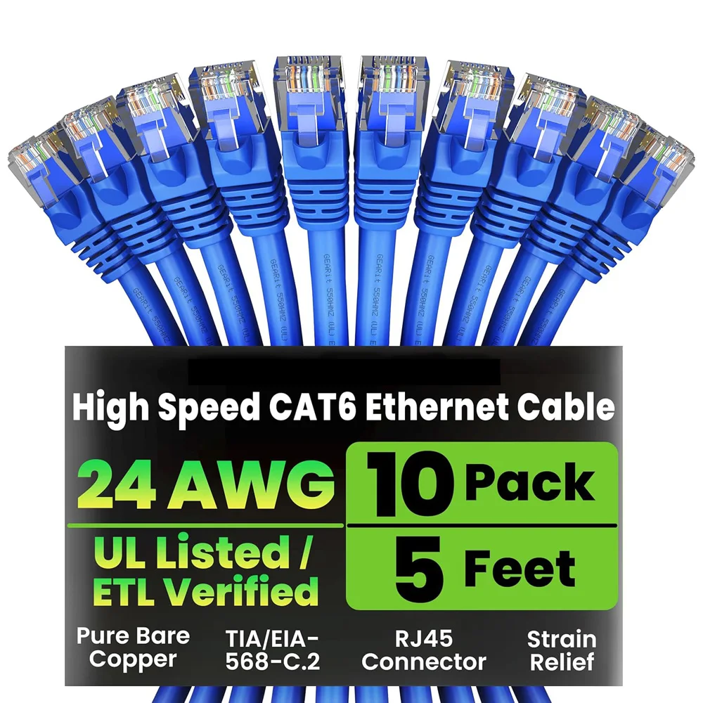 Cat6/6E Ethernet Ca…
