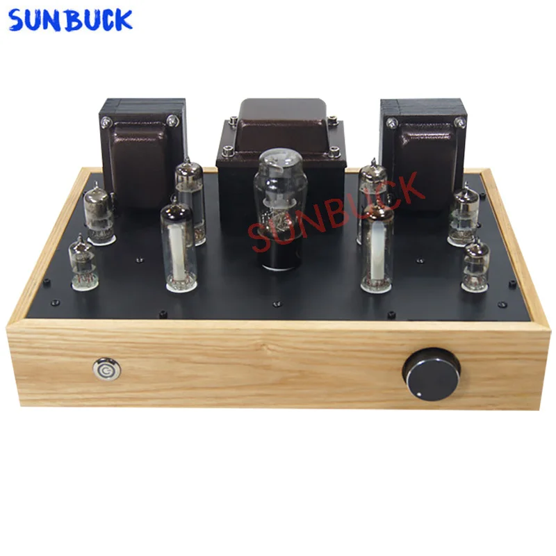 

SUNBUCK 6BQ7 толчки 6BQ5 6P14 EL84 односторонний трубчатый усилитель 6E2 2 стерео 4 Вт вакуумный трубчатый усилитель