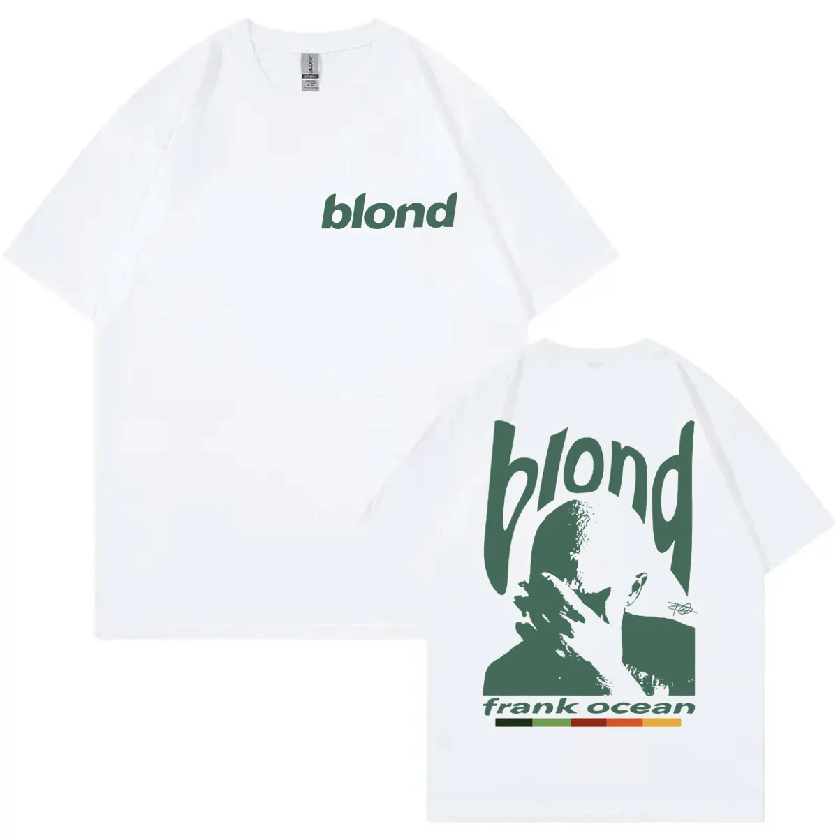 

Rapper Frank Blond Album Graphic T Shirts Men's Women's Hip Hop Vintage Short Sleeve T-shirt Fashion Casual Oversized T-shirts