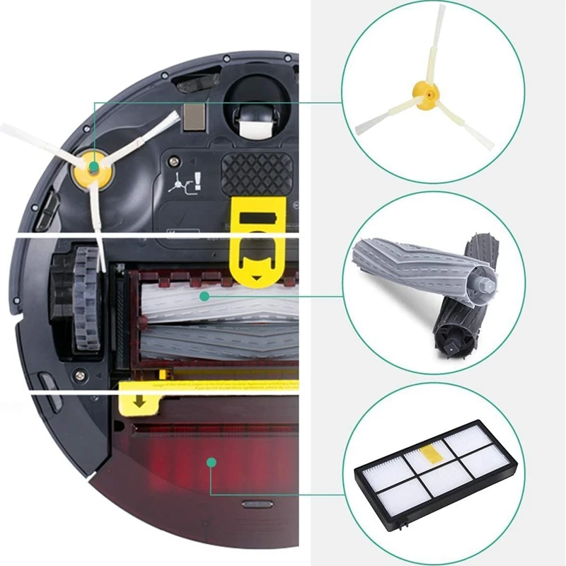Peças de reposição para robô aspirador de pó irobot roomba série 800 900 peças de reposição roomba robô aspirador de pó