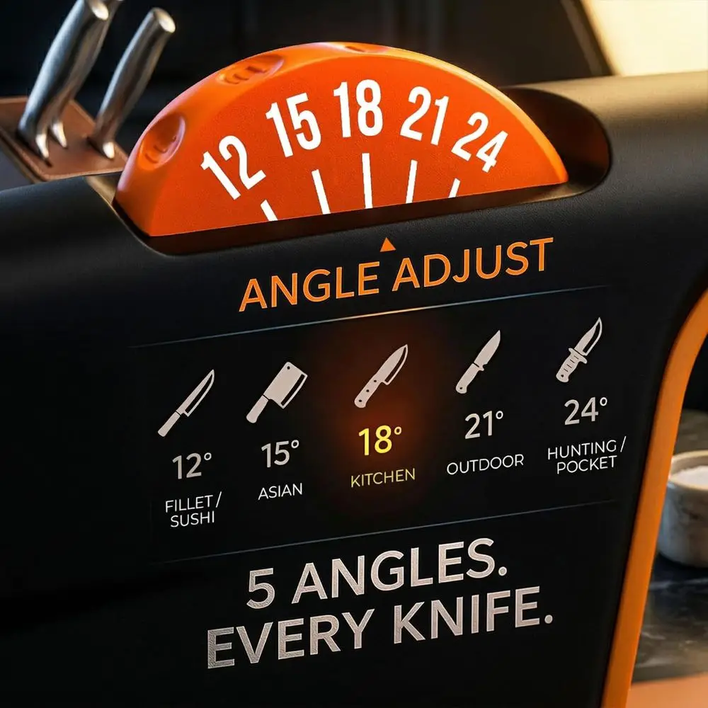 Precision Adjust 3-Stage Premium Kitchen to Repair, Restore & Polish Blades