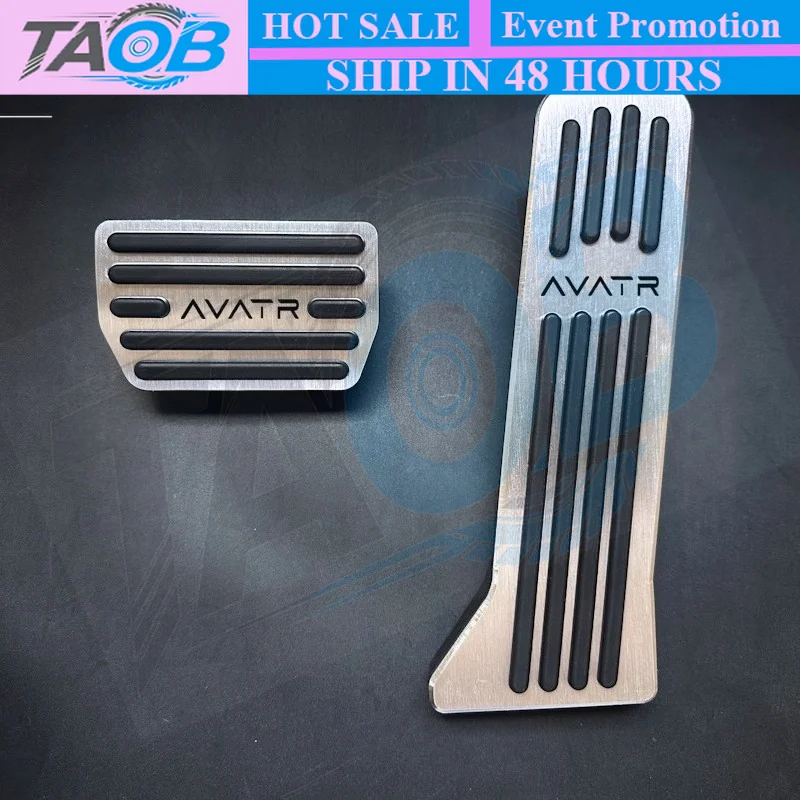 For Avatr 12 07 11 06 2025 Specialized interior modification anti slip metal brakes throttle pedals and foot pedals