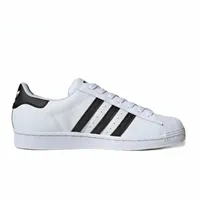 Adidas Originals Superstar Men's Unisex Women's Skateboarding Shoes Leather Non Slip Lightweight Low Top Board Shoes Black White