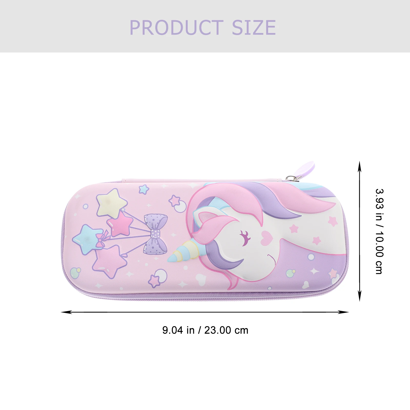 

Cute Unicorn Pencil Case Multifunctional Large Capacity Kids Stationery Durable Portable Zipper Design Pencil Organizer For