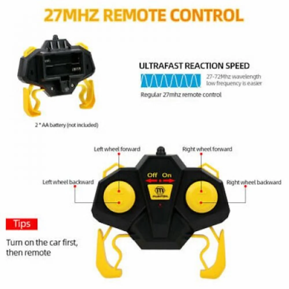 4WD Remote Control Car Double-Sided Rotating 360 °