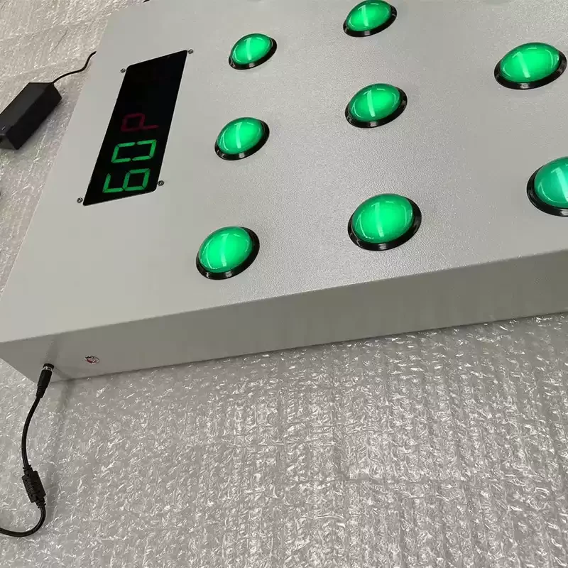 Paipaile Whack-A-Mole Desktop Reaction Trainer Warm-up Activity Props (set the time and speed at will)