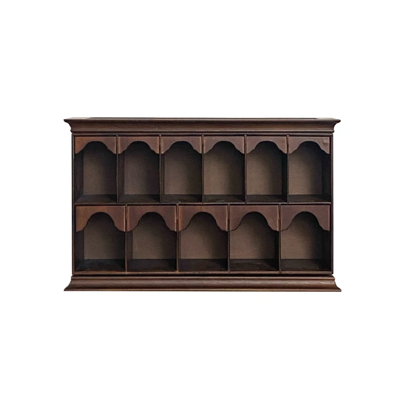 

[Combination cabinet] Retro desktop storage display cabinet