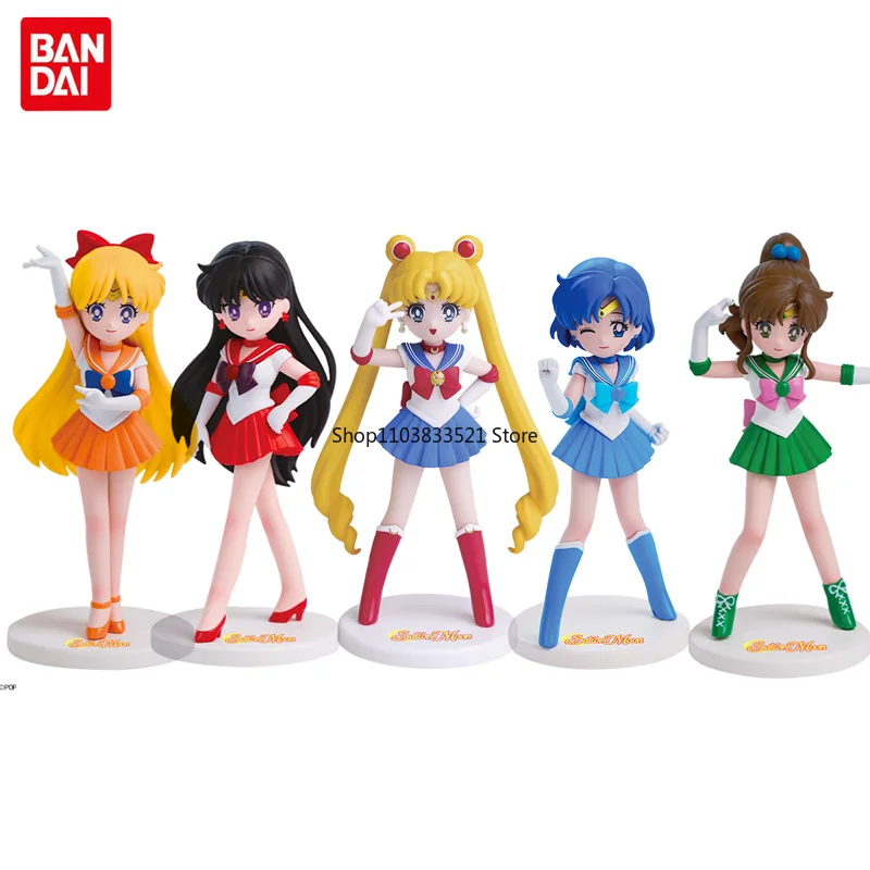 

Original Pretty Guardian Sailor Moon Anime Figures Chiba Mamoru Sailor Mercury Sailor Mars Action Figure Model Ornaments Gift