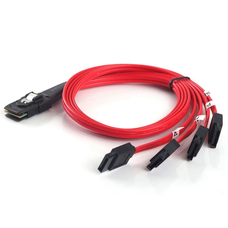 【VALUE MONEY】MINISAS Server Cable SFF8087 To 4SATA Cable Internal Mini SAS To SATA Cable SAS Branch Cable SFF-8087 To SATA