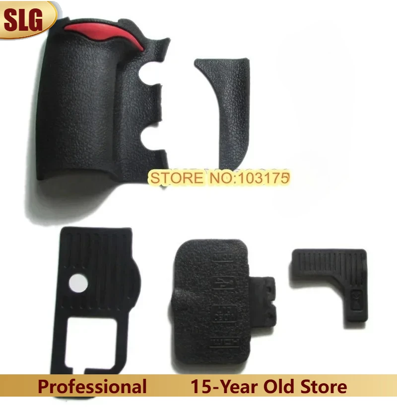 Nieuw Een Set Van 6 Stuks Grip Rubberen Hoes Usb Met Plakband Voor Nikon D700 Camera Reparatie Deel