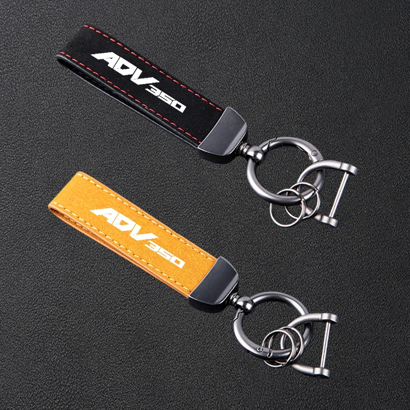 

Аксессуары для Honda ADV350 ADV 350 2021-2024 2025 2026, высококачественный брелок для мотоцикла, кожаный замшевый брелок