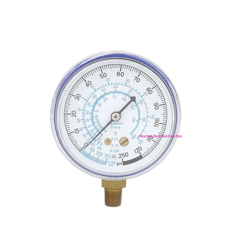 Radial Freon Meter, High Pressure Seismic Pressure Meter Household Air Conditioning Fluorinated Refrigerant Meter