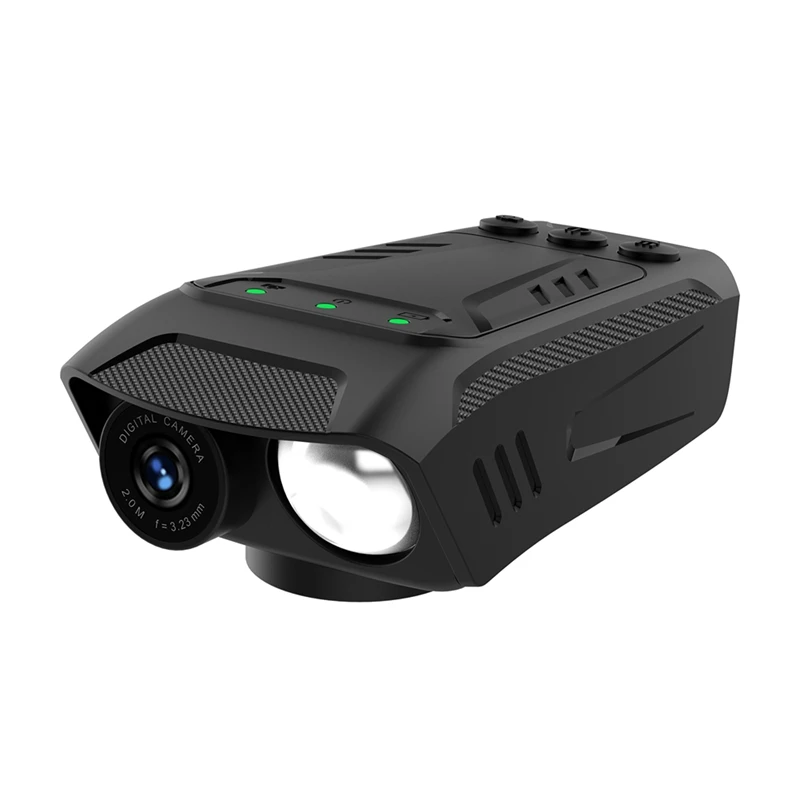 Hot Sale1080p 30FPS Multifunction Cycling Camera Bicycle/ Motorcycle Camera Rainproof With LED Flashlight Bike Horn