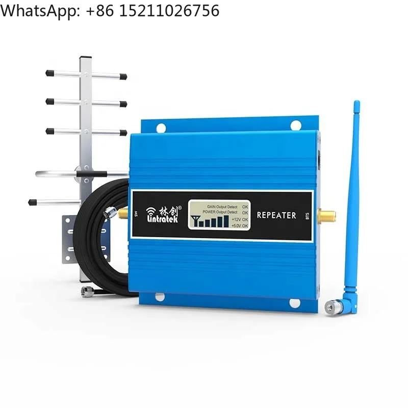 Lintratek One Band Gsm مكرر أزرق 4g 3g 2g إشارة خلوية معززة شبكة متنقلة بحجم صغير