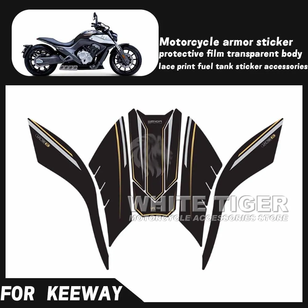 

Motorcycle Modified Armor Stickers Protective Film Fuel Tank Sticker Accessories FOR Keeway Benda LFC 700 LFC-700 LFC700