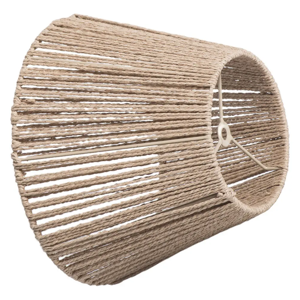 Paper Rope Chandelier Lampshade Indoor Light Cover Retro Style Woven Ceiling Lamp Shade Replacement Lamp Accessory