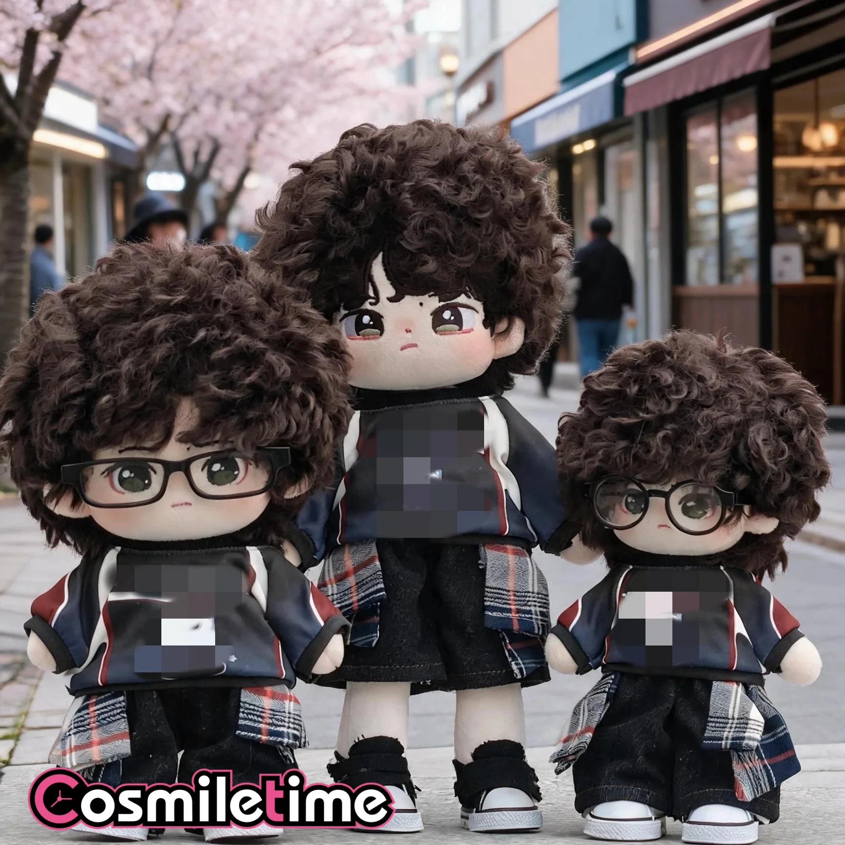 Xiao Zhan Wang Yibo 20CM Soft Stuffed Plush Doll Double Sided Printed Doll Clothes Embroidery Shorts Accessory Set Stuffed YZ