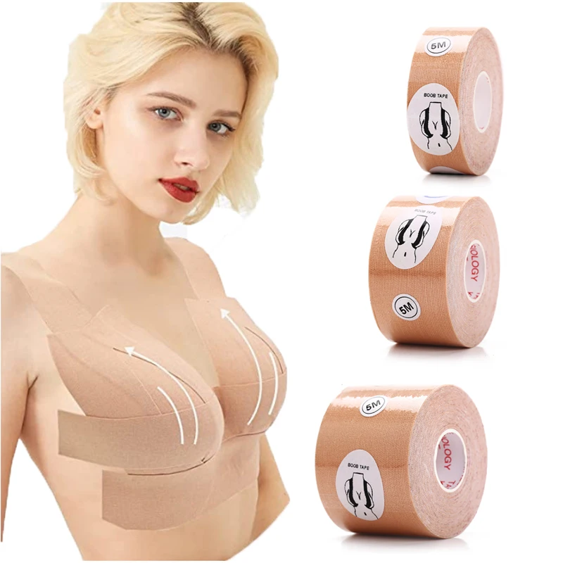 1Roll 2.5M 3.8M 5M intimates Accessories Adhesive Bras Lift Tape Intimates Sexy Bralette Push Up Bra Women Breast Nipple Covers