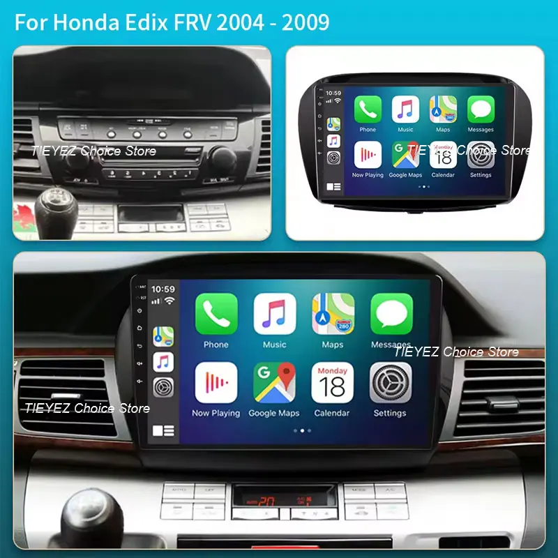 Android 16 Car DVD For Honda FRV FR-V EDIX 2004 2005 2006 2007 2008 2009 Auto Radio Stereo Multimedia Player GPS Navigation
