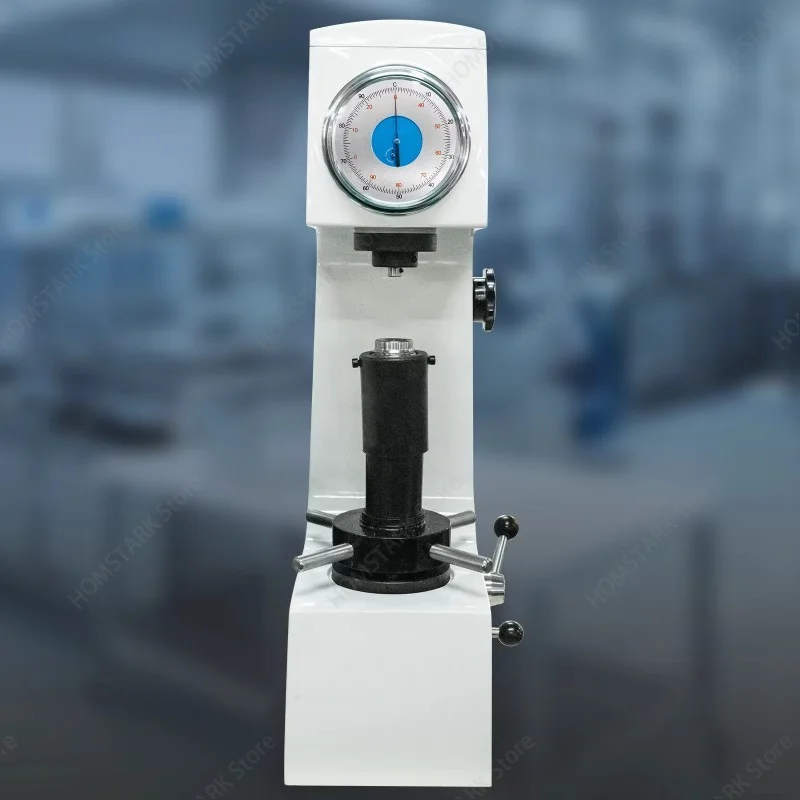 Manual Rockwell Hardness Tester,Durometer Testing Machine forMetal Alloy Industrial Lab Workshop Inspection Measuring Instrument
