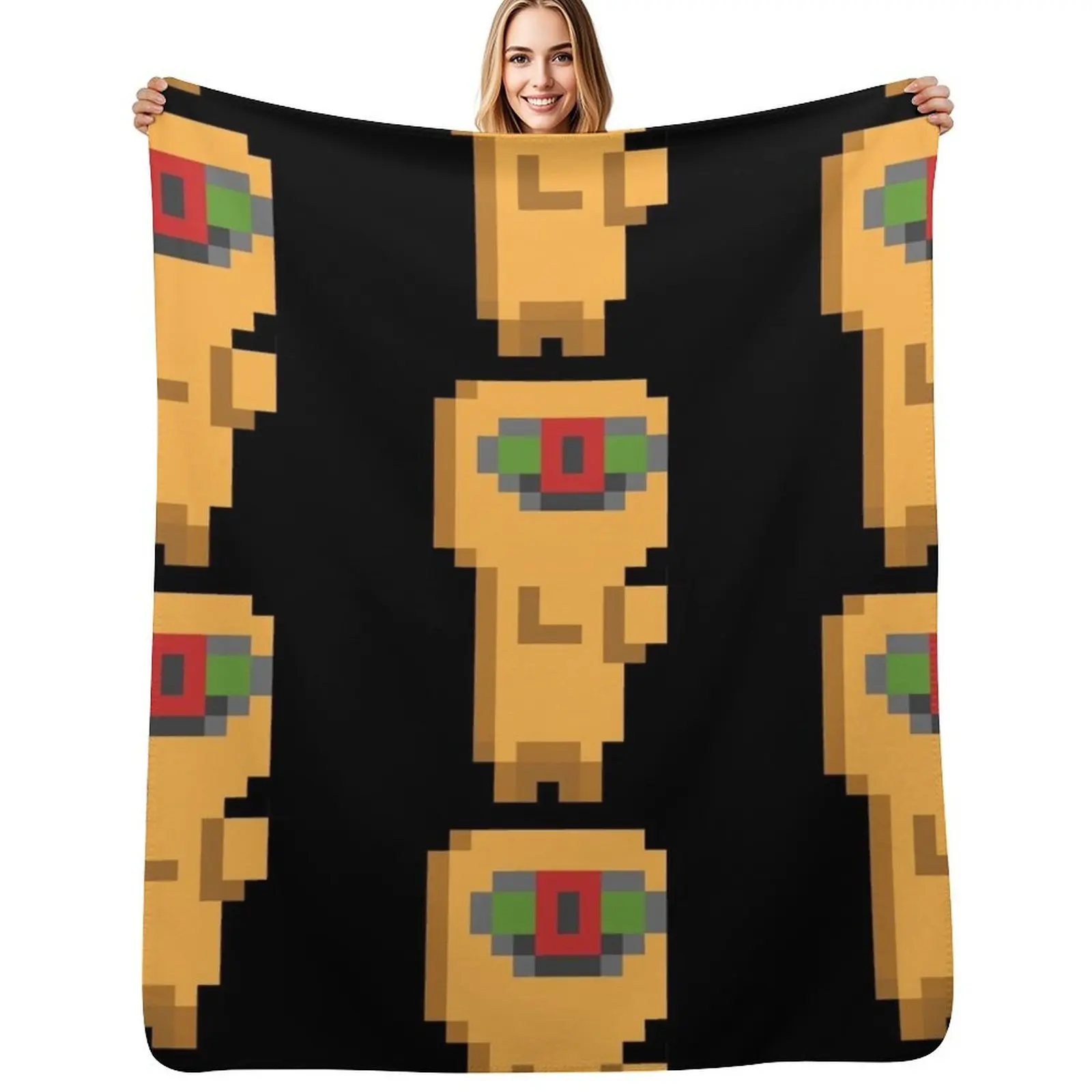 

SCP-173 Pixel art Throw Blanket warm for winter Sofa Throw Thermals For Travel Kid'S Blankets