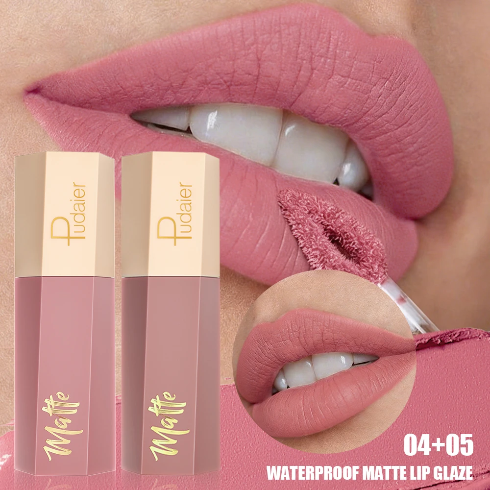 2 Pack-Matte Liquid Lipstick , Long-lasting, Waterproof, Highly Pigmented, Perfect Gift for Her, Available in Multiple Colors!