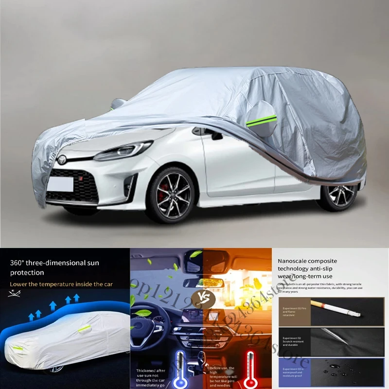 

For Toyota AQUA Car cover Exterior Car Cover Outdoor Protection Full Car Covers Waterproof