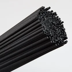 1000PCS 3/4/5MM X L40/35/30/25/22/15CM Black Fiber Diffuser Sticks for Reed Diffuser Perfume Fiber Volatile Sticks for Home Deco