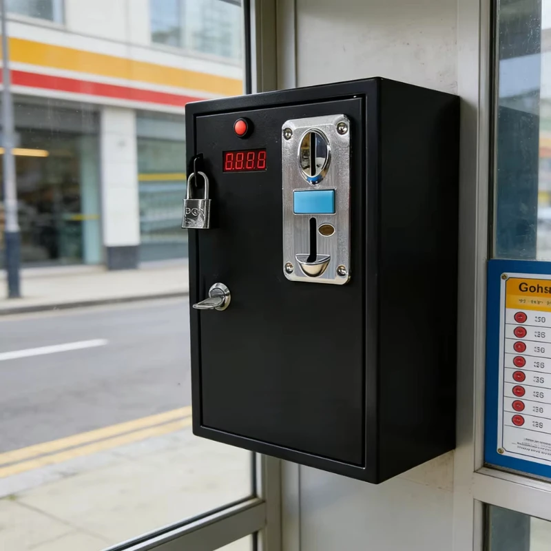Direct-selling coin-operated electric timer control box coin acceptor