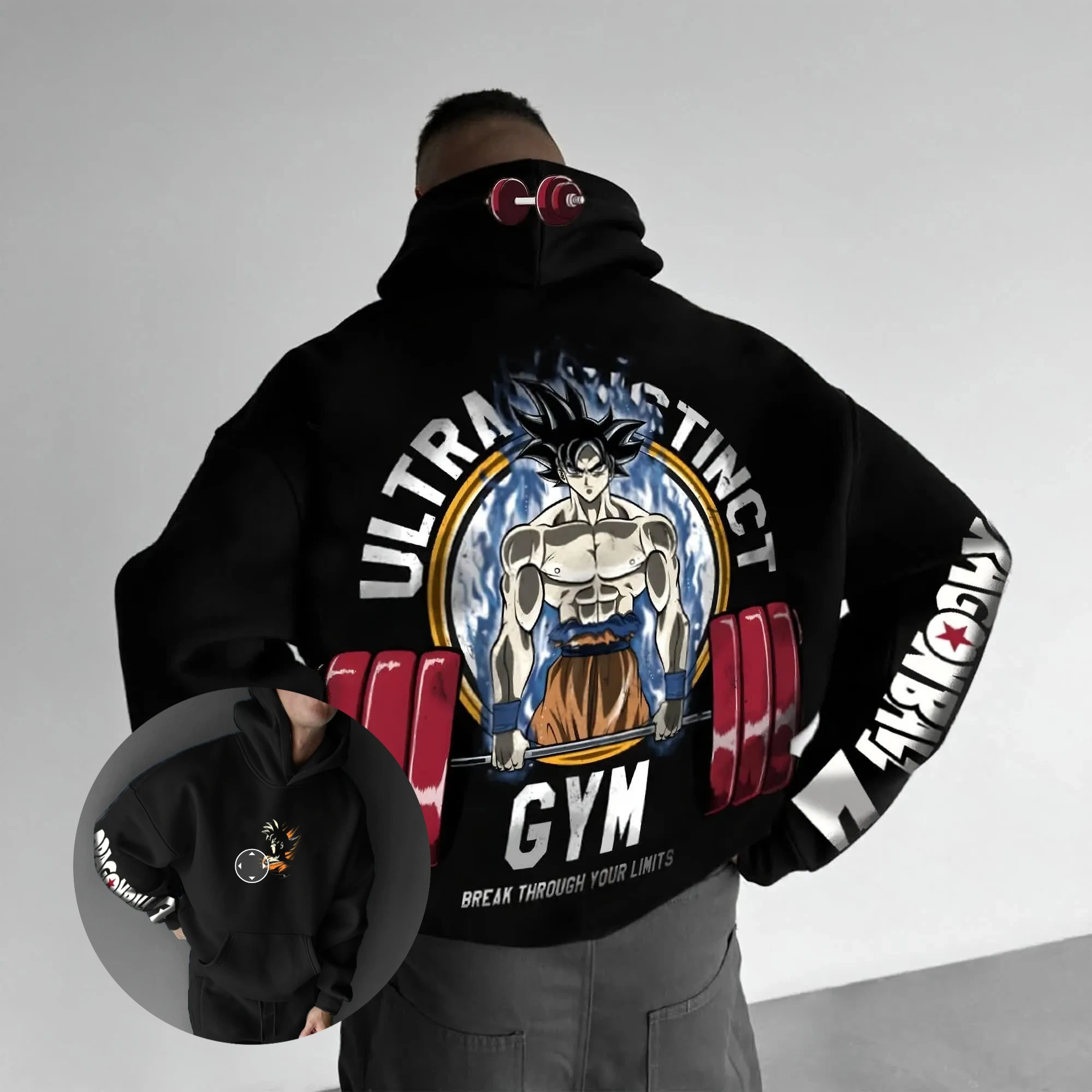 

Dragon Ball Goku Men Women Hooded Sweatshirt Anime Gym Workout Streetwear Hoodie Casual Long Sleeve Pullover Spring Autumn Tops