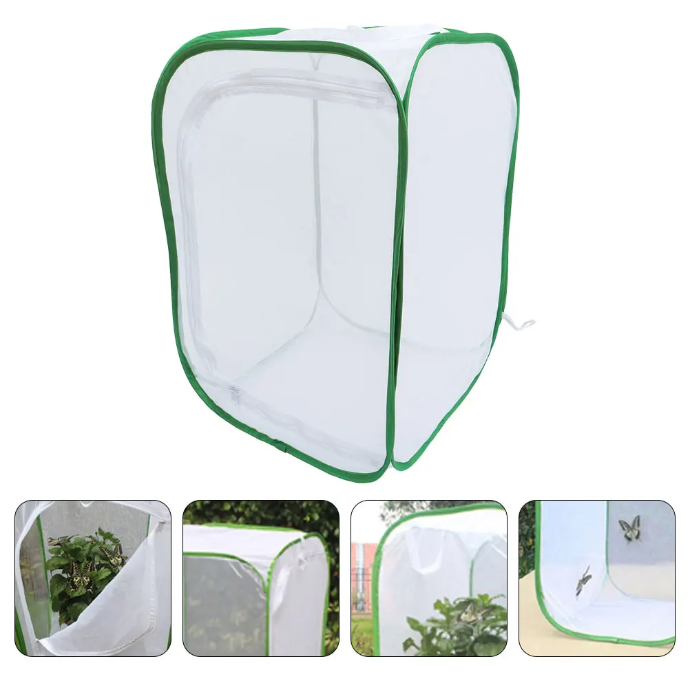 

Foldable Butterfly Insect Habitat Mesh Enclosure Garden Outdoor Educational Breeding Box Lightweight Portable for Butterflies