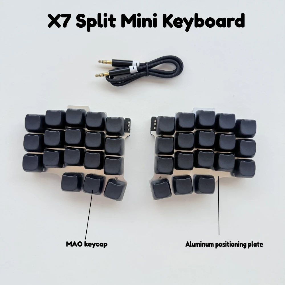 

X7 Split Mini Keyboard 3x5 Wired Mechanical Keyboard Hot Swap VIAL QMK Gaming Keyboard PBT Keycap Ergonomics Teclado Accessory