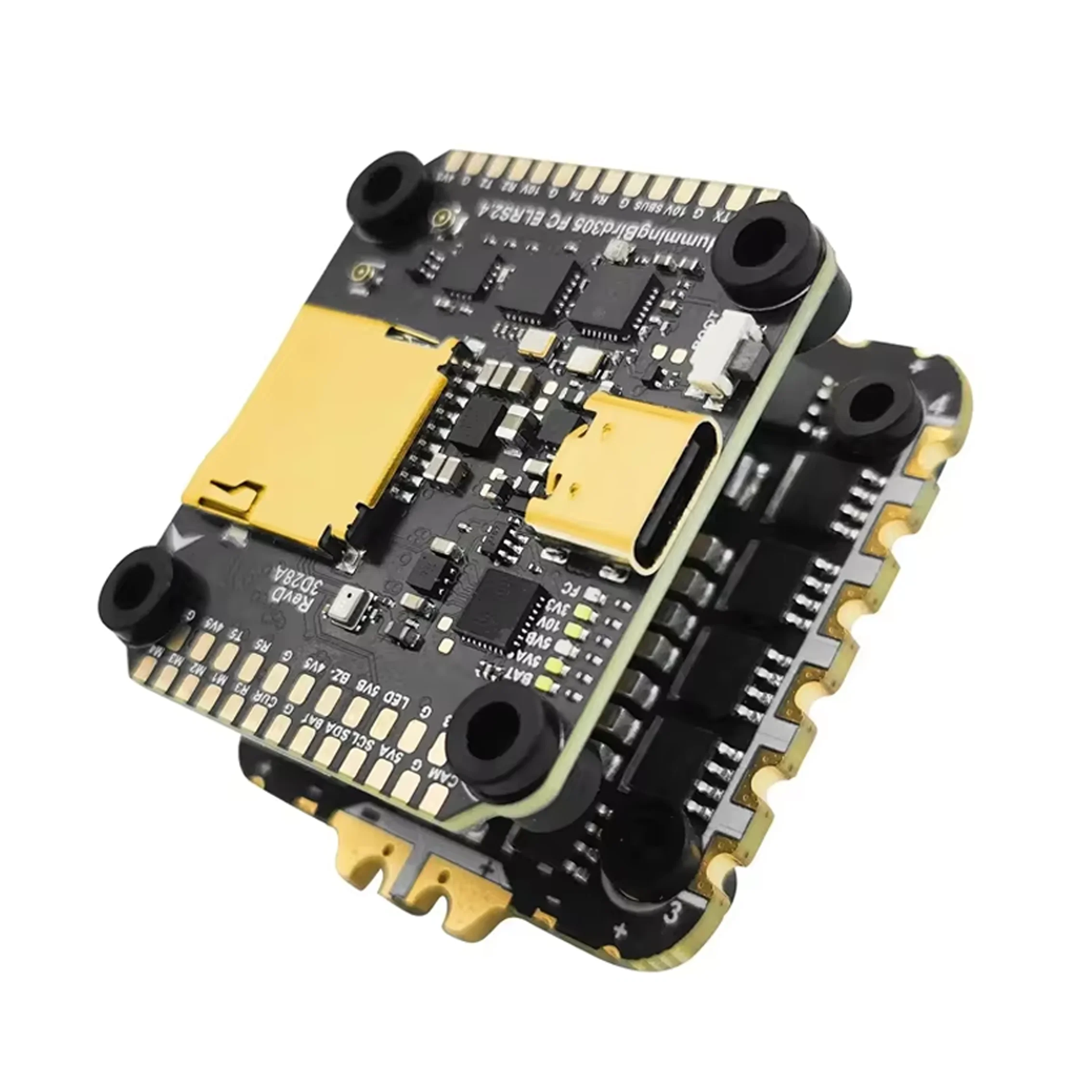 

Newbeedrone Hummingbird 305 Flight Stack with 305 F722 FC Built-in ELRS 2.4GHz and 80A 4in1 ESC for FPV 5" 7" 10" Drones