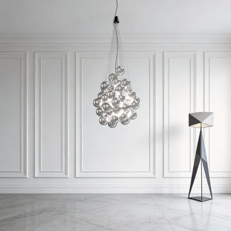 

Светильник SANDYHA Nordic Stochastic: дизайнерская люстра с пузырьковыми стеклянными элементами для гостиной, спальни, бара, ресторана, прихожей, кухонного острова