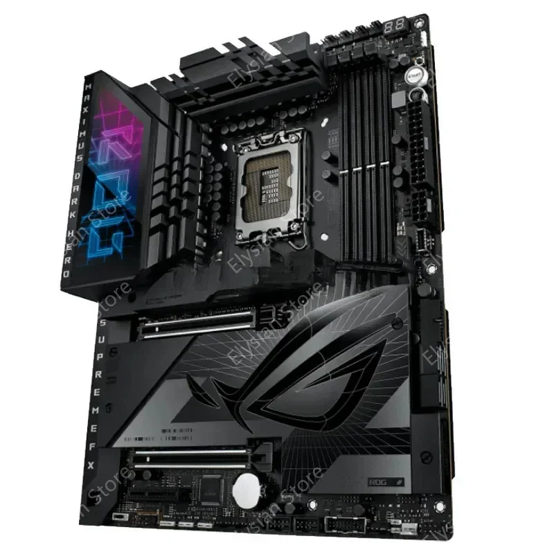 Rog Maximus Z790 Dark Motherboard Ddr5 Supports Cpu 14900K.