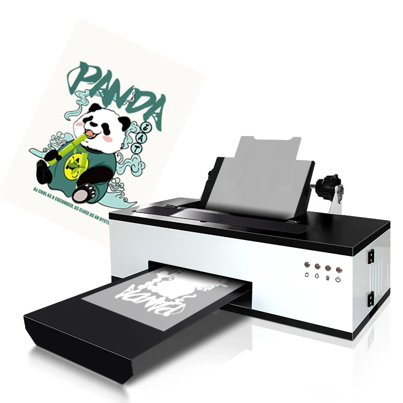 30cm DTF Printer With L1800 R1390 Print Head Roll To Roll Pet Film Machine For T-shirt Printing