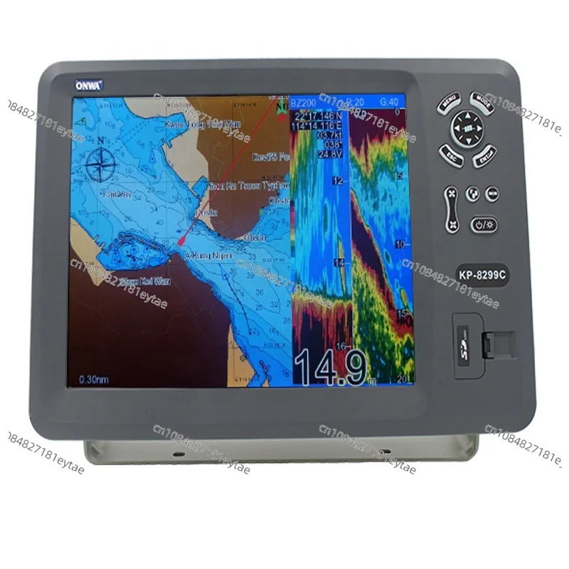 ONWA KP-8299C 8-inch GPS Chart Plotter with Echo Sounder (supports Expanded Features)