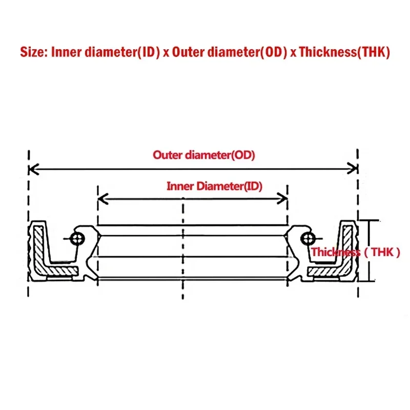 ID30mm NBR Framework Oil Seal TC-30*38/40/42/45/46/47/50/52/55/58/60/62/65/70/72/75*5/6/7/8/10/12mm Nitrile Rubber Seals Gasket