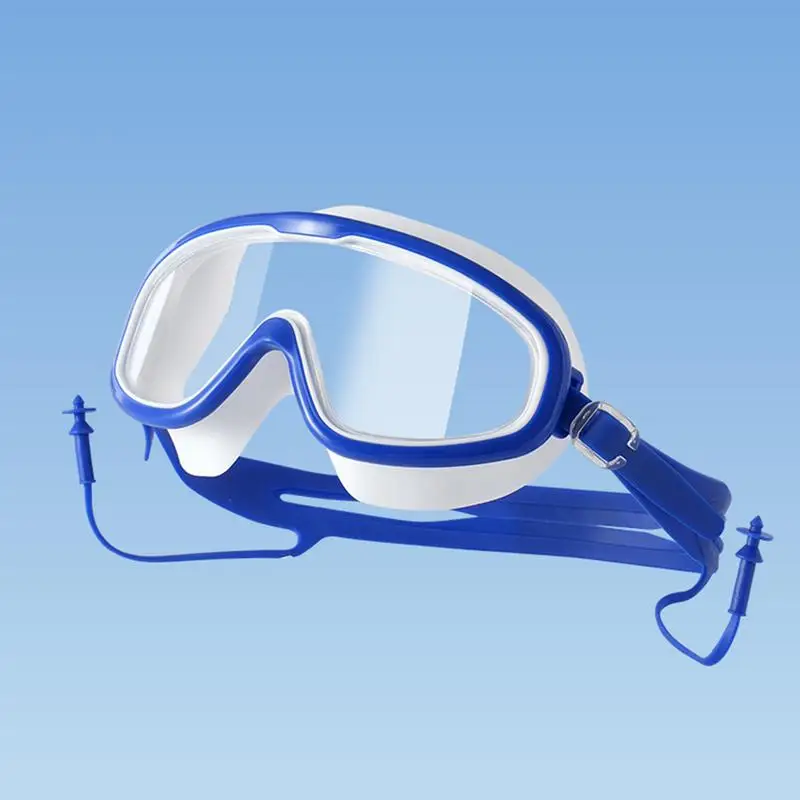 Kids Diving Goggles Kids Snorkel Goggles Anti-Fog 180 Degree Goggles Clear View Kids Snorkel Gear PC Lenses Goggles For Youth