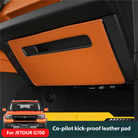 For JETOUR G700 2025+ Passenger Side Kick Proof Leather Mat Original Color Scratch Resistant Protective Mat Car Accessories