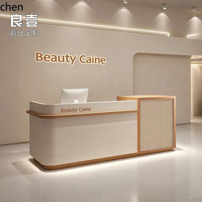 HXL Rattan Clothing Store Bar Table Tea House Health Center Cashier Desk Homestay Front Desk Reception Counter