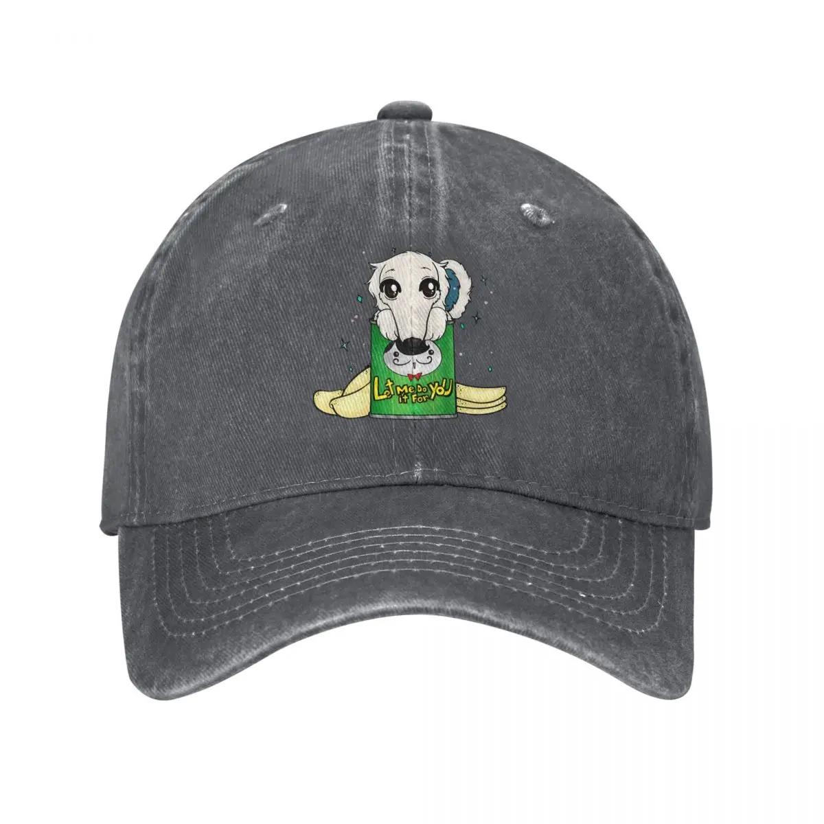 Let Me Do It For You Multicolor Hat Peaked Women's Cap Cafe Pups Special Tri-Blend Personalized Visor Protection Hats