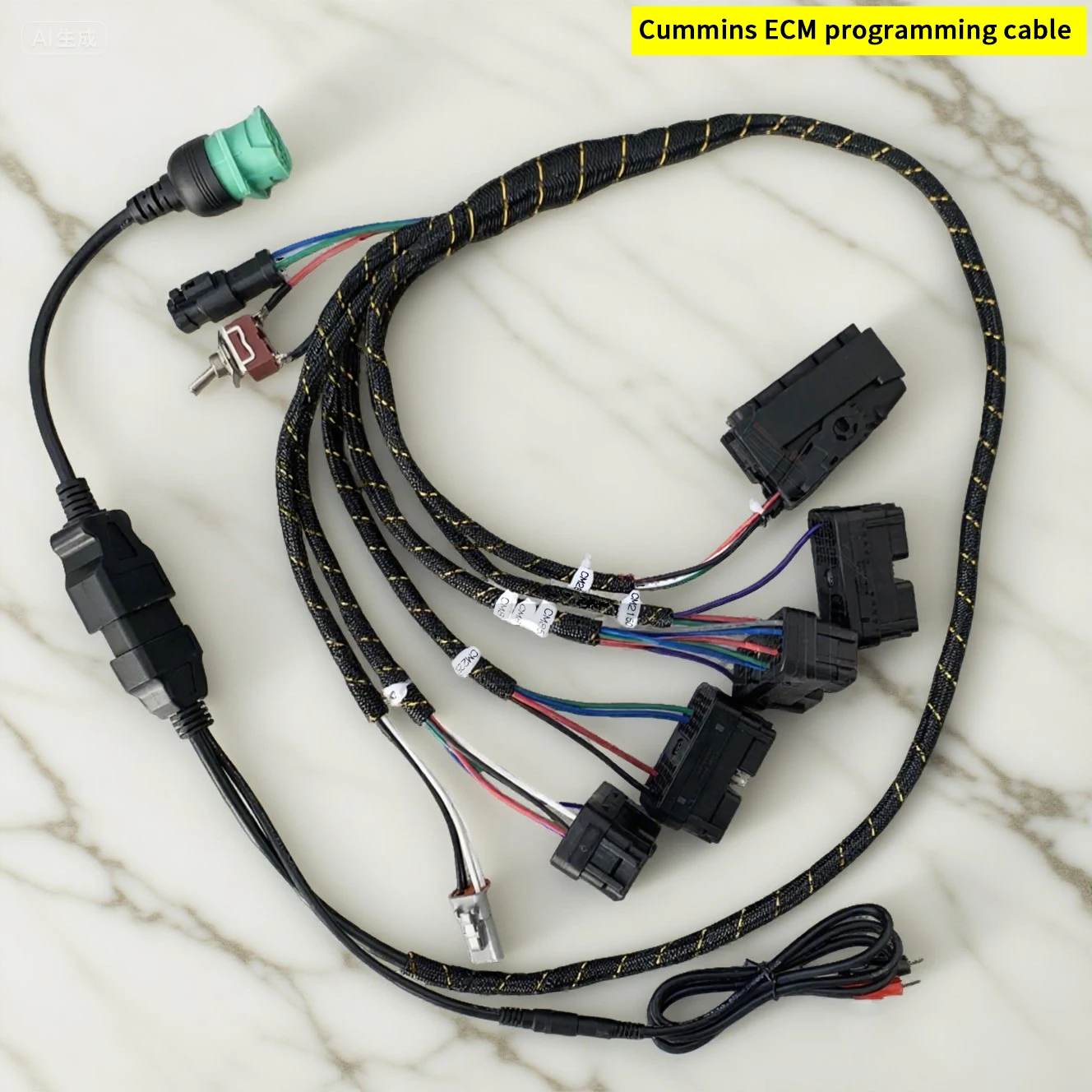 

Cummins Diesel Engine Diagnostic Cable Program Wiring Harness for CM570 CM870 CM850 CM876 CM2150 CM2250 Plug Play Detectio
