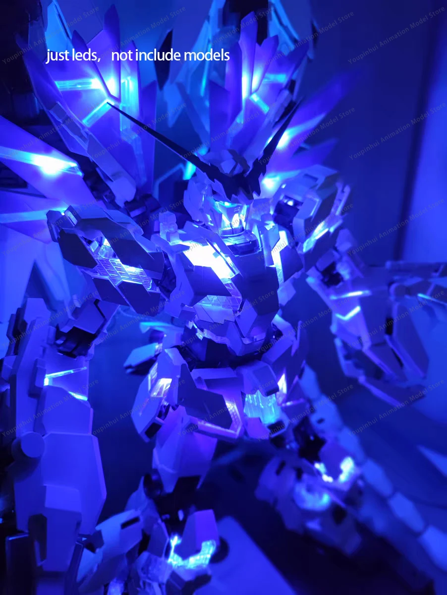 Sent Within 24 Hours  KOSMOS Limit LED Unit for PG 1/60 RX-0 Perfectibility Unicorn Phenex Model Kit-Extremely Bright Blue Color