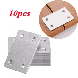 10Pcs Angle Code Fixing Bracket Iron Plate for Furniture Quick Links