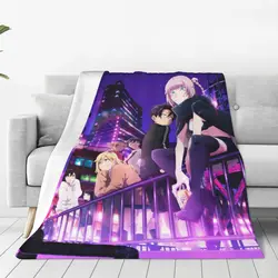 Yofukashi No Uta Anime Flannel Blanket Call of the Night Awesome Throw Blanket for Home Bedspreads
